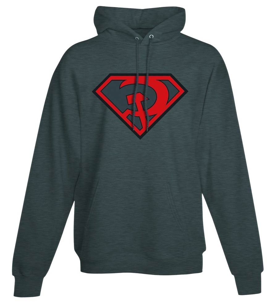 Superman Red Son Symbol Hoodie X-Large