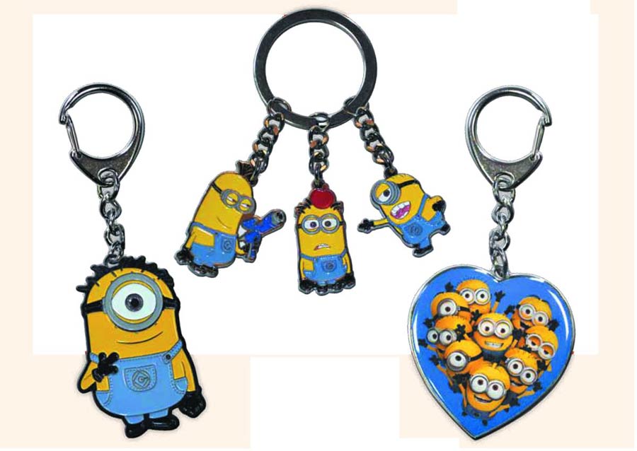 Despicable Me Minions Metal Keychain Assortment Case