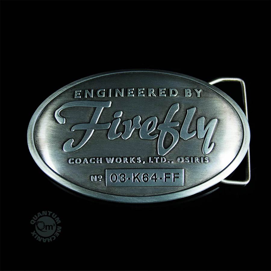 Engineered By Firefly Belt Buckle