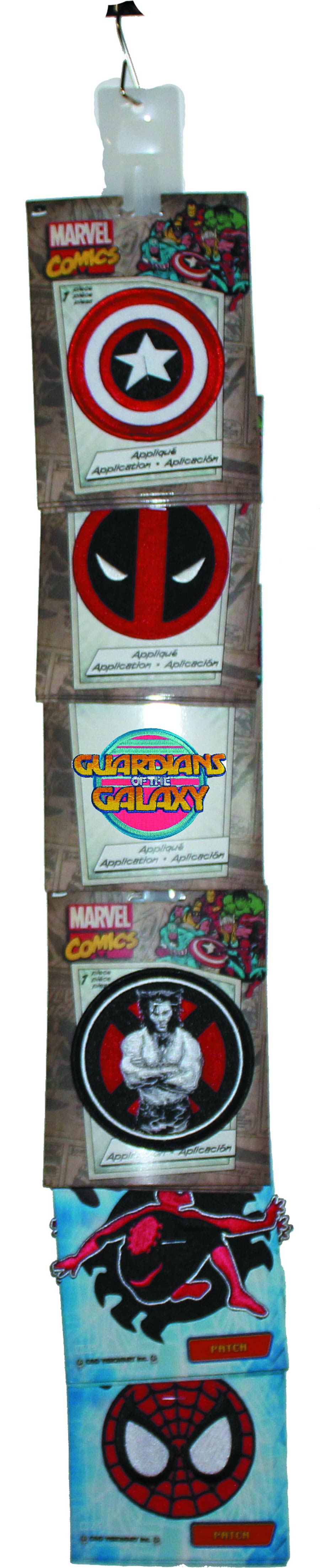 Marvel Comics Heroes Patches 18-Piece Assortment Case