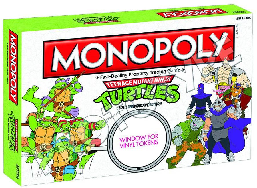 Monopoly Teenage Mutant Ninja Turtles Retro Edition