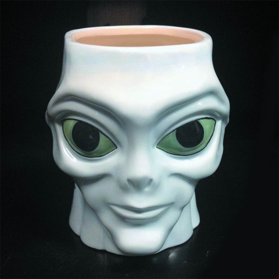 Alien Head Molded Character Mug