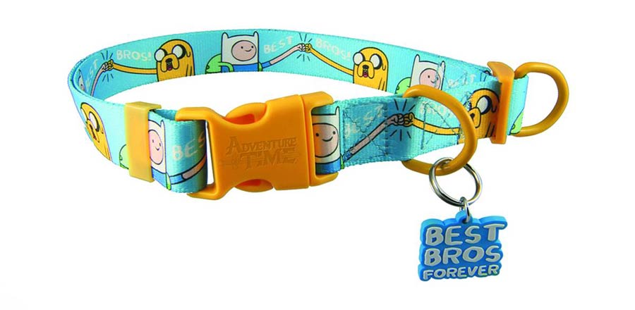 Adventure Time Best Bros Dog Collar Small