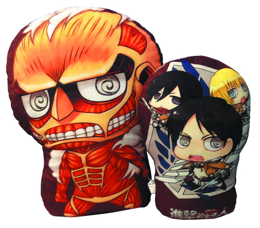Attack On Titan SD Colossal Titan Cushion - 12-Inch