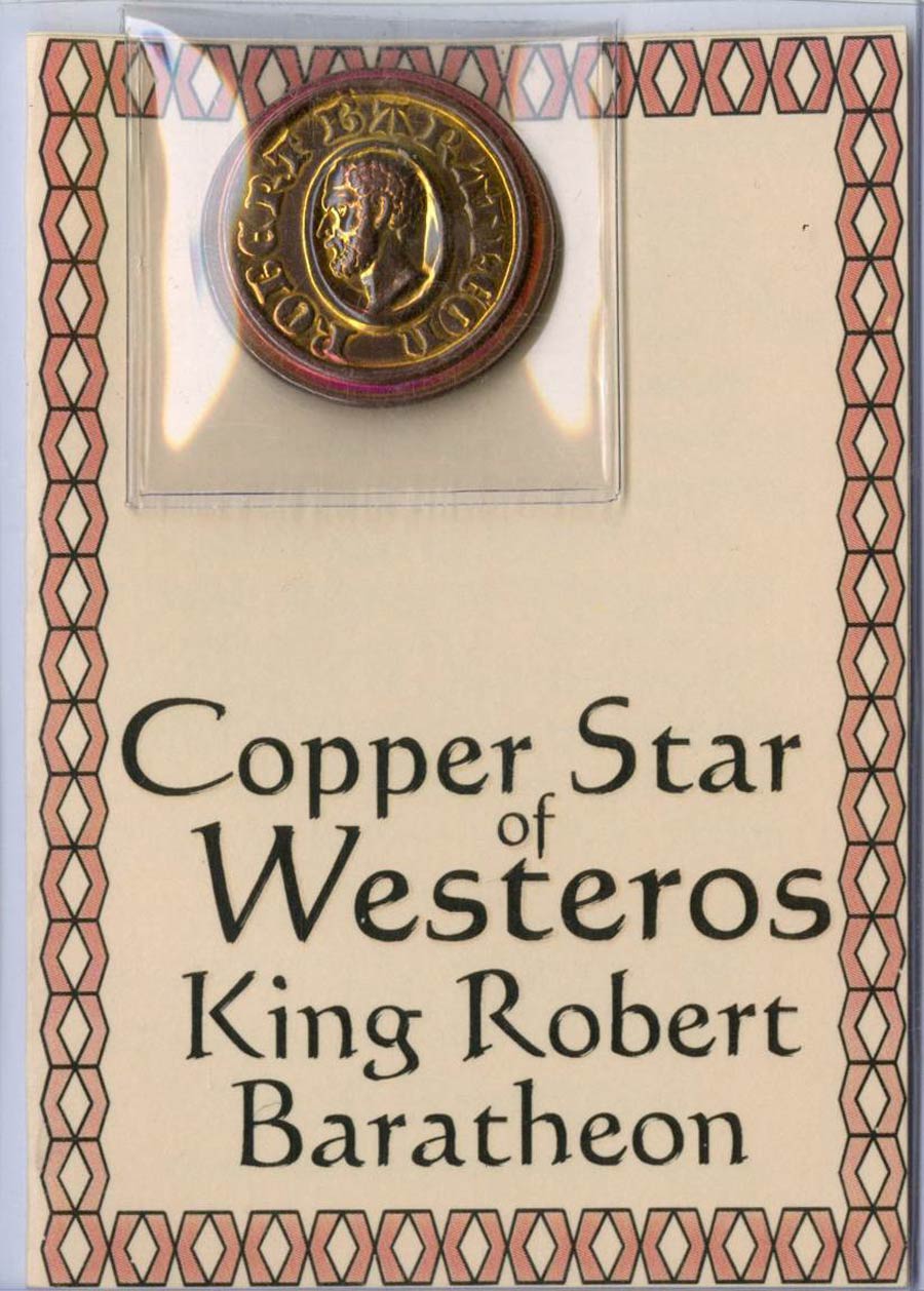 Game Of Thrones Coin - House Baratheon Copper Star Of Westeros
