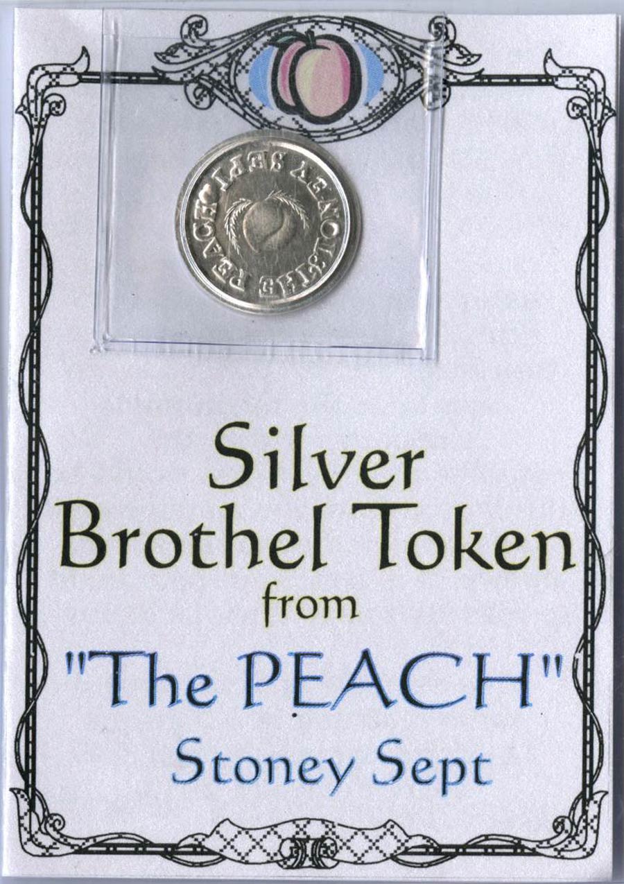 Game Of Thrones Coin - Peach Silver Brothel Token