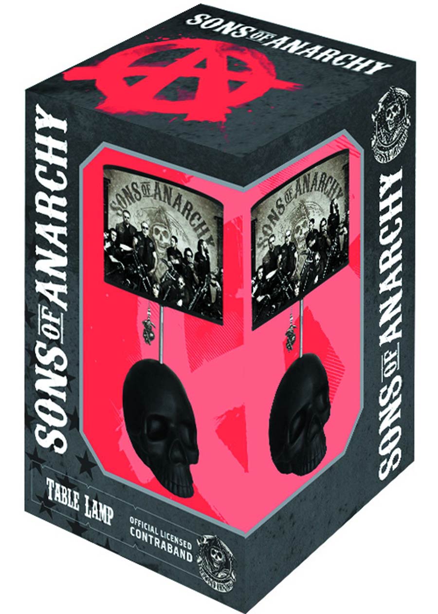 Sons Of Anarchy Skull Table Lamp