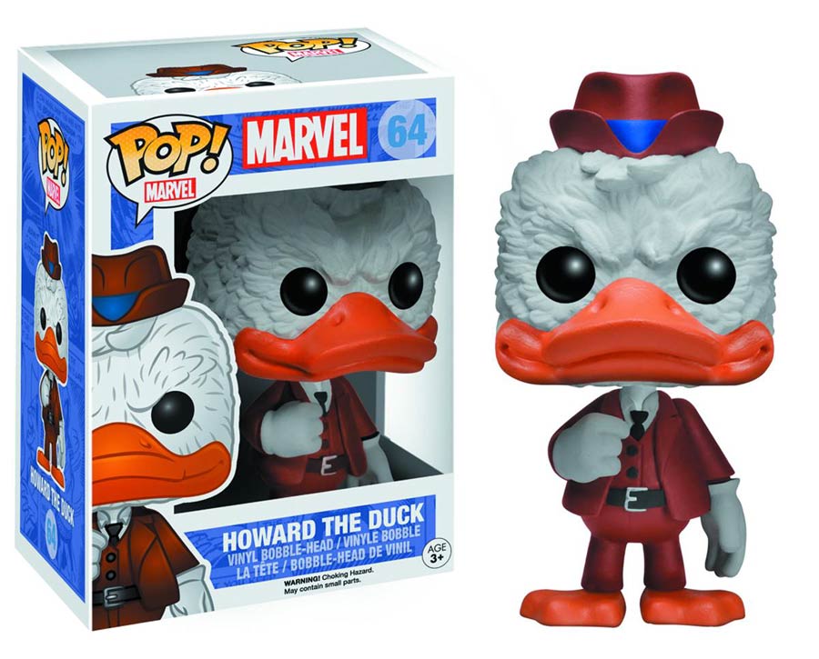 POP Marvel 64 Guardians Of The Galaxy Howard The Duck Vinyl Bobble Head