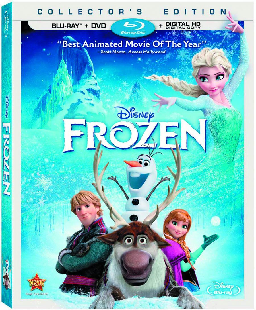 Disneys Frozen Blu-ray Combo DVD