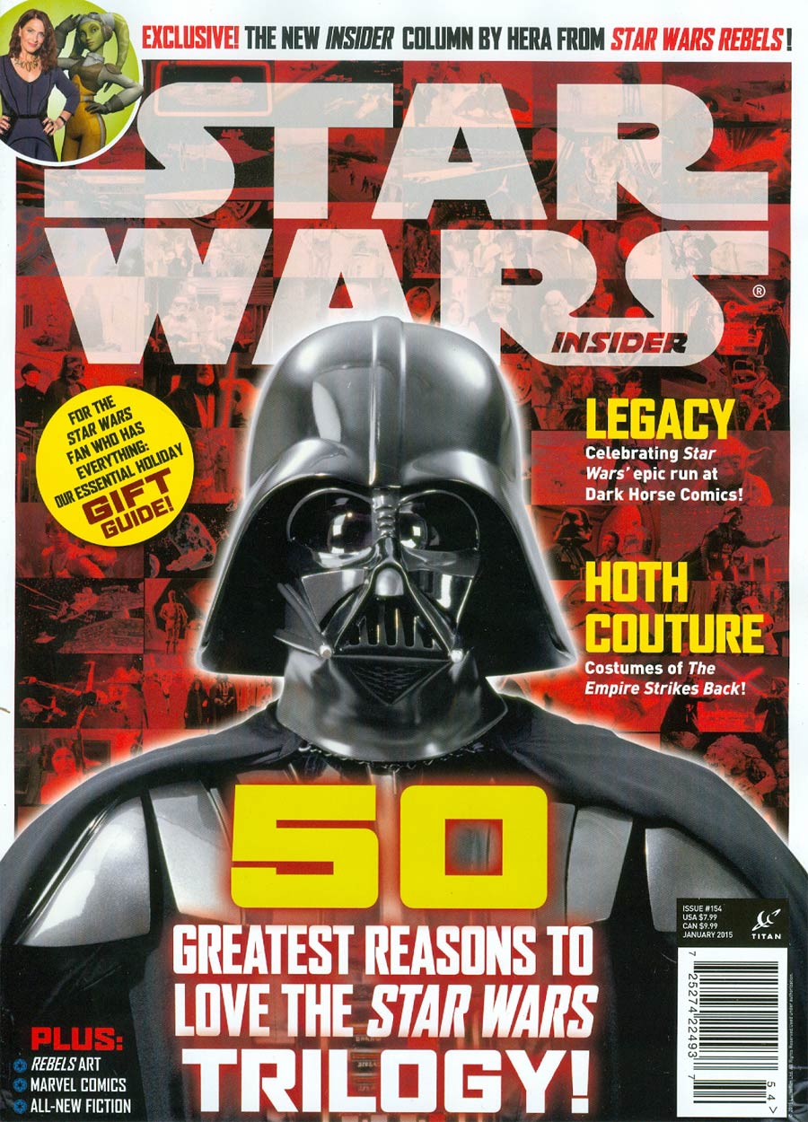 Star Wars Insider #154 Jan 2015 Newsstand Edition