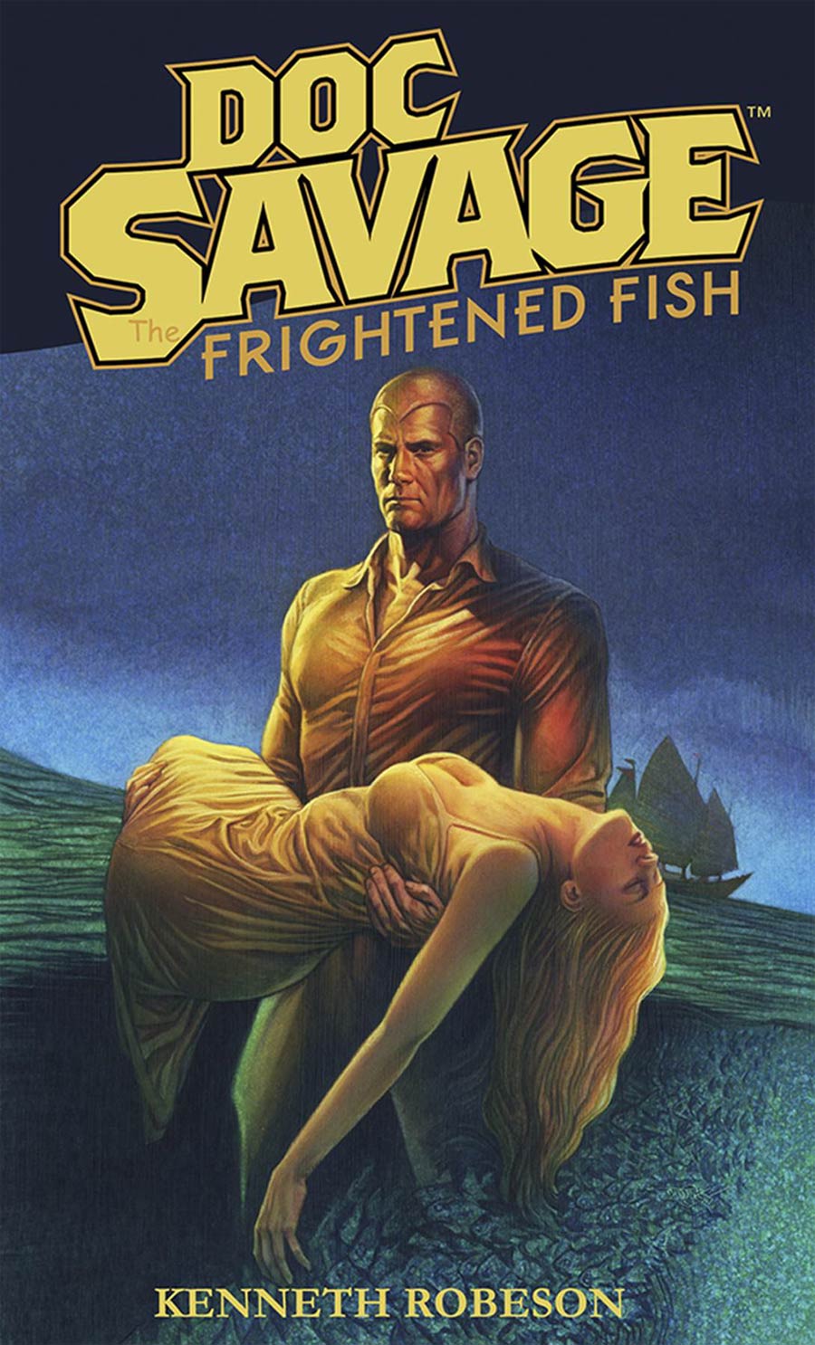 Doc Savage Frightened Fish Novel HC