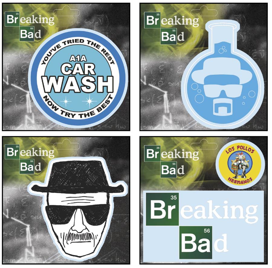 Breaking Bad Decal Pack Vinyl Decal Series 1 Assortment Case