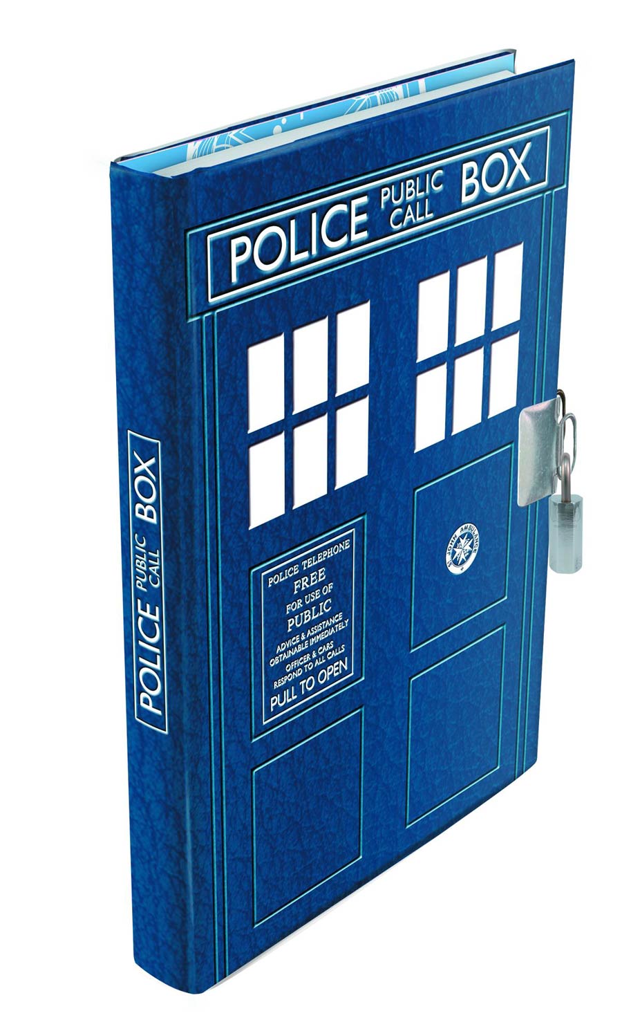 Doctor Who Standard Notebook - TARDIS With Lock