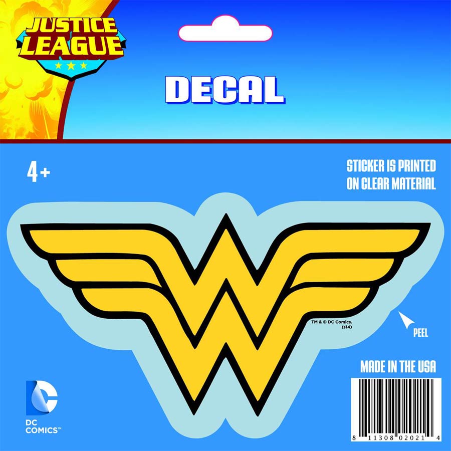 DC Heroes Vinyl Decal Assortment Case - Justice League Logo