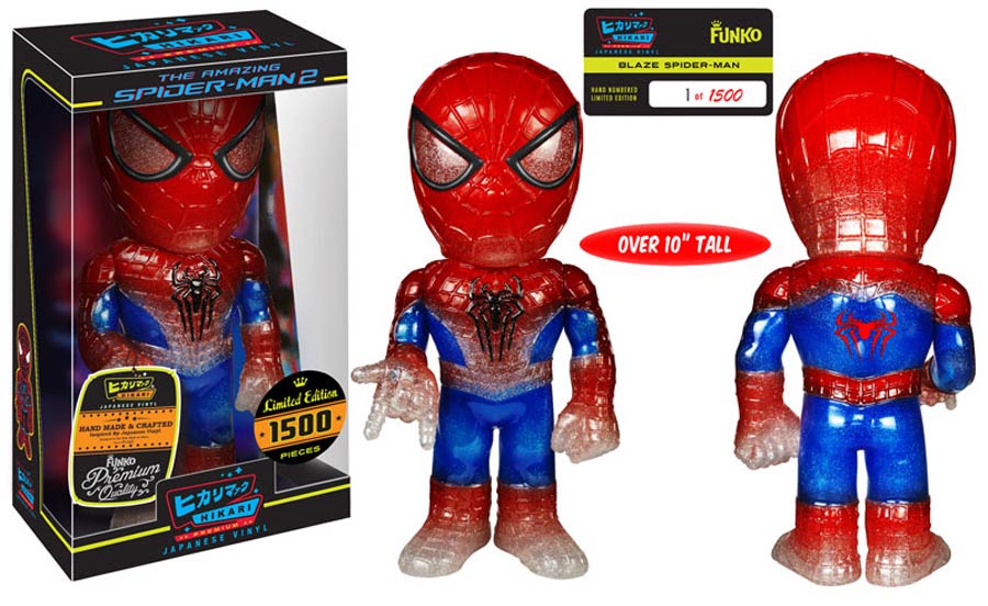 Hikari Amazing Spider-Man 2 Spider-Man Blaze Limited Edition Sofubi Figure
