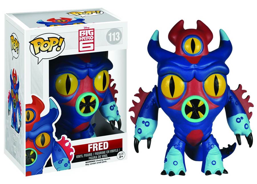 POP Disney 113 Big Hero 6 Fred Vinyl Figure