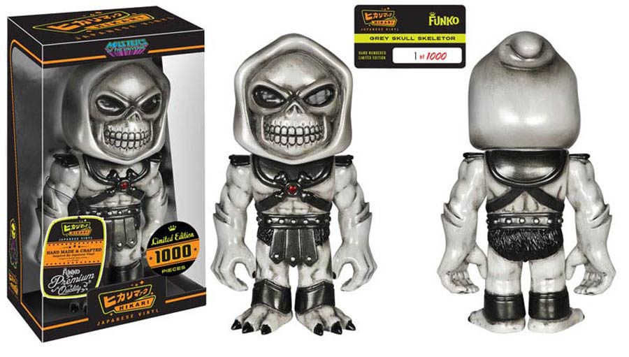 Hikari Skeletor Grey Skull Limited Edition Sofubi Figure