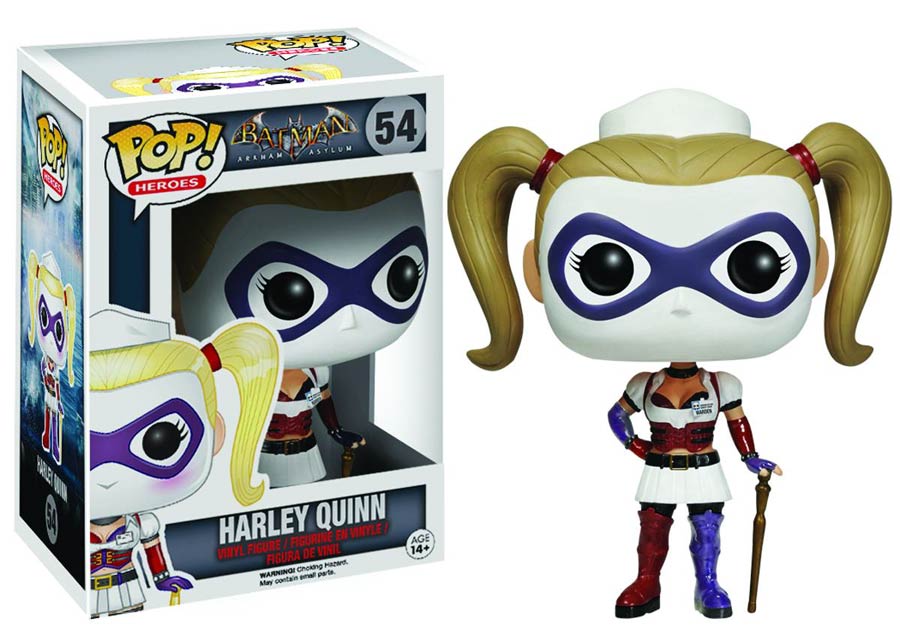 POP Heroes 54 Batman Arkham Asylum Harley Quinn Vinyl Figure