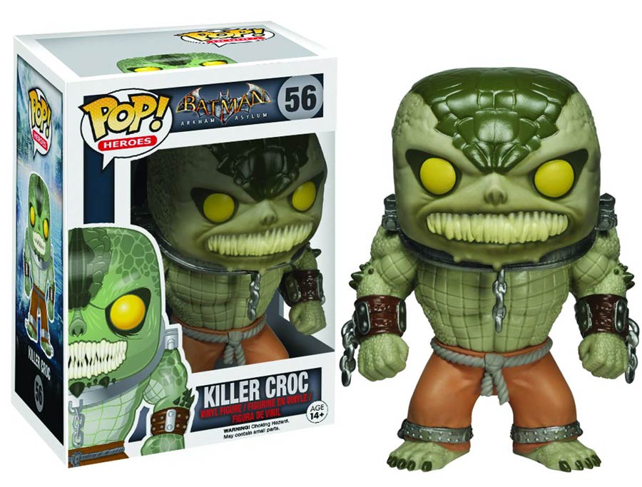 POP Heroes 56 Batman Arkham Asylum Killer Croc Vinyl Figure