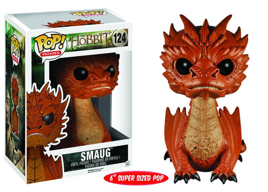 POP Movies 124 The Hobbit Battle Of Five Armies Smaug 6-Inch Vinyl Figure