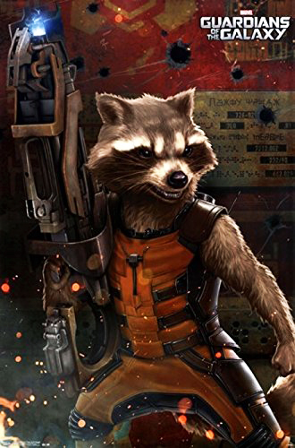 Guardians Of The Galaxy Rocket Raccoon Poster