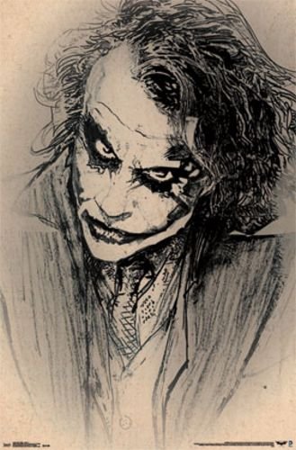 Dark Knight Sketch Poster