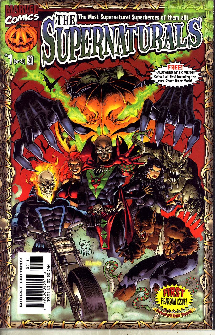 Supernaturals #1 Cover D With Satana Mask
