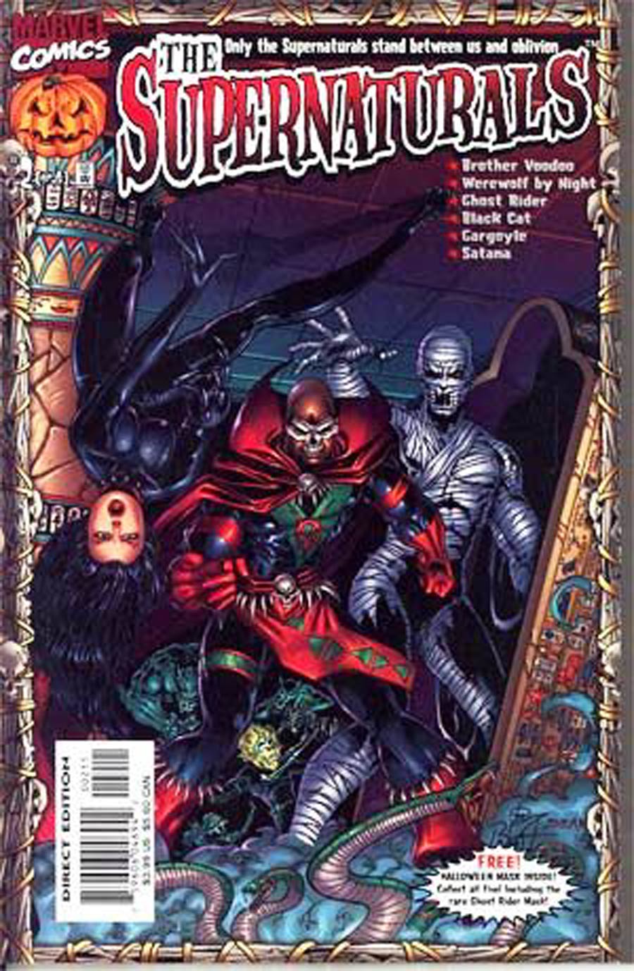 Supernaturals #2 Cover D With Satana Mask