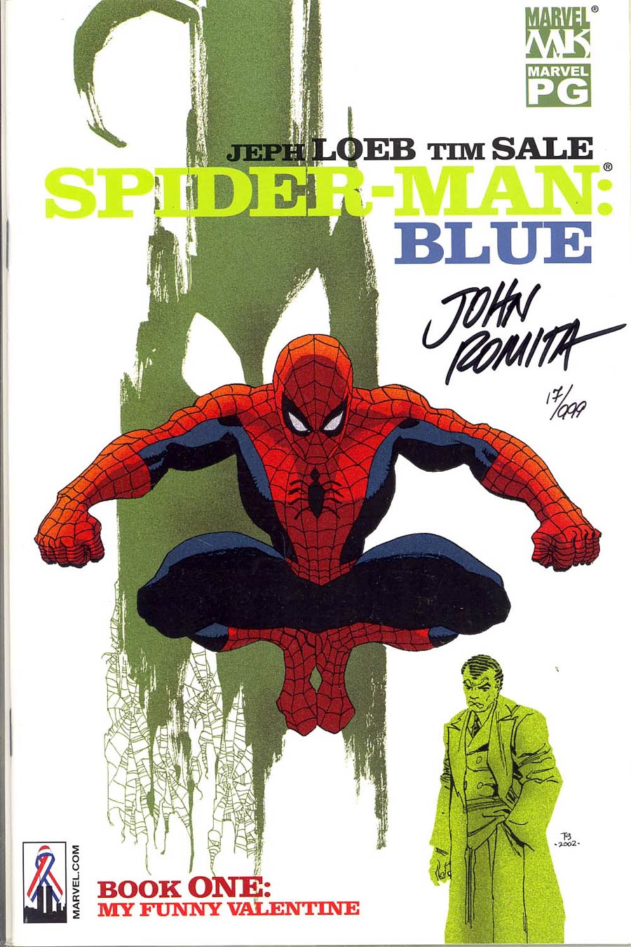 Spider-Man Blue #1 Cover B DF Signed John Romita