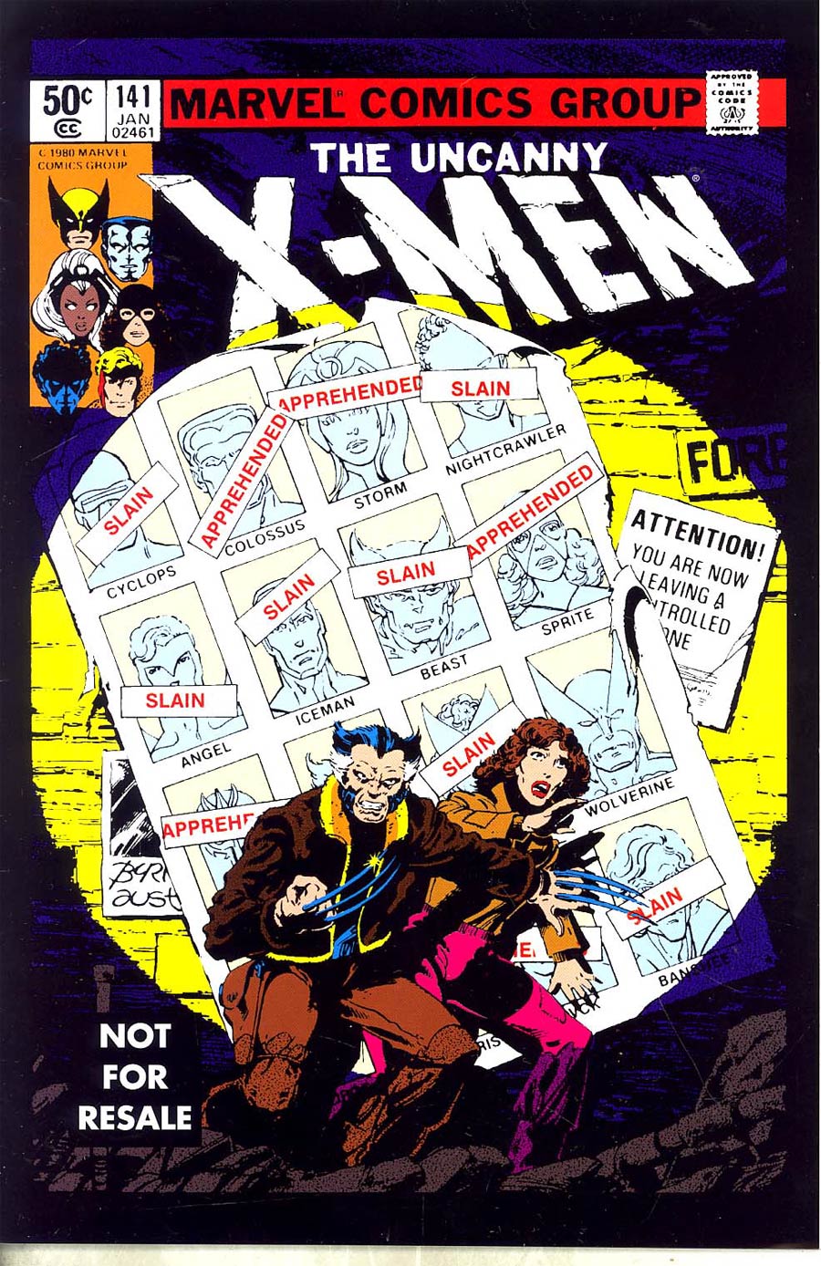 X-Men Vol 1 #141 Cover B Toy Reprint