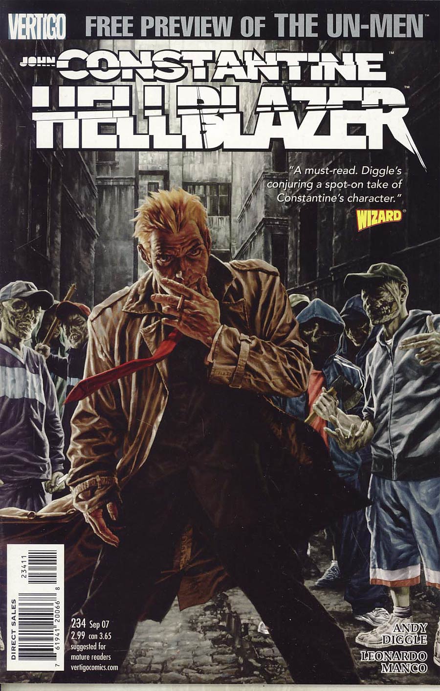 Hellblazer #234 Cover B Error Version