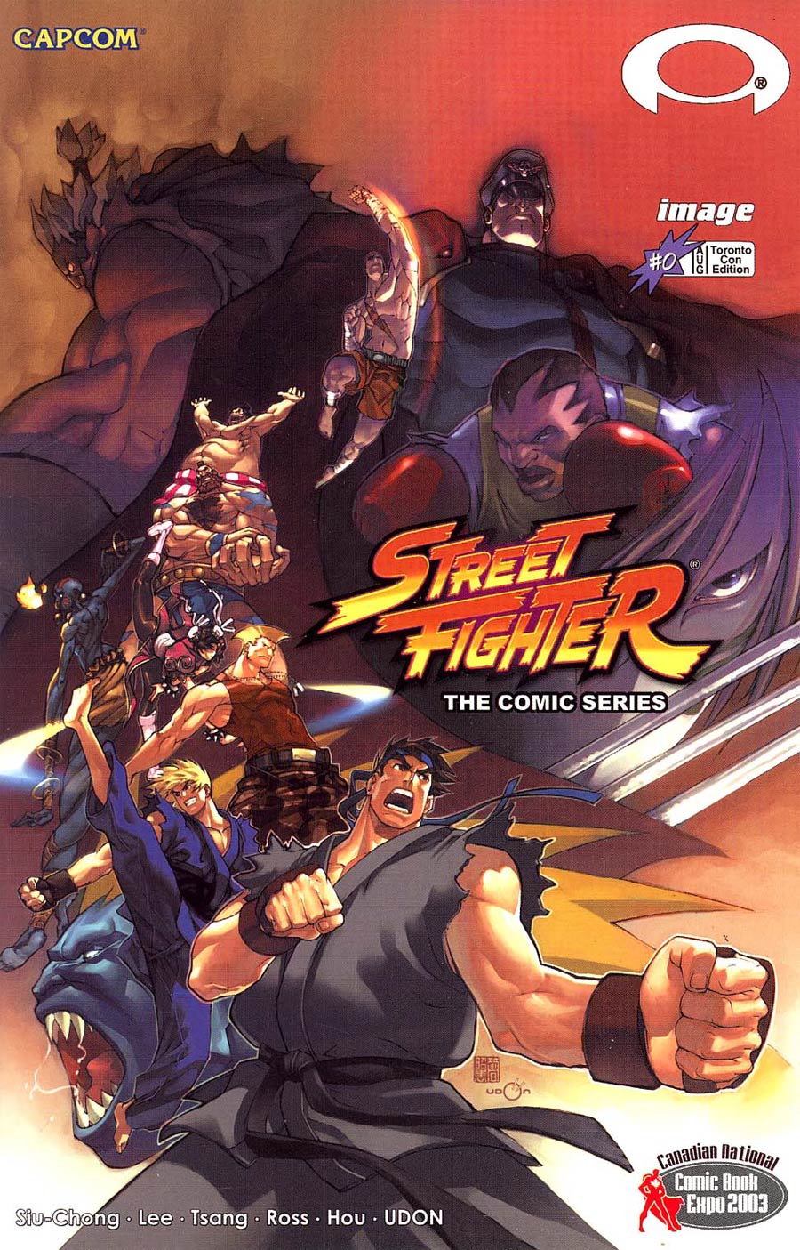 Street Fighter (UDON) #0 Cover B Toronto Con Edition