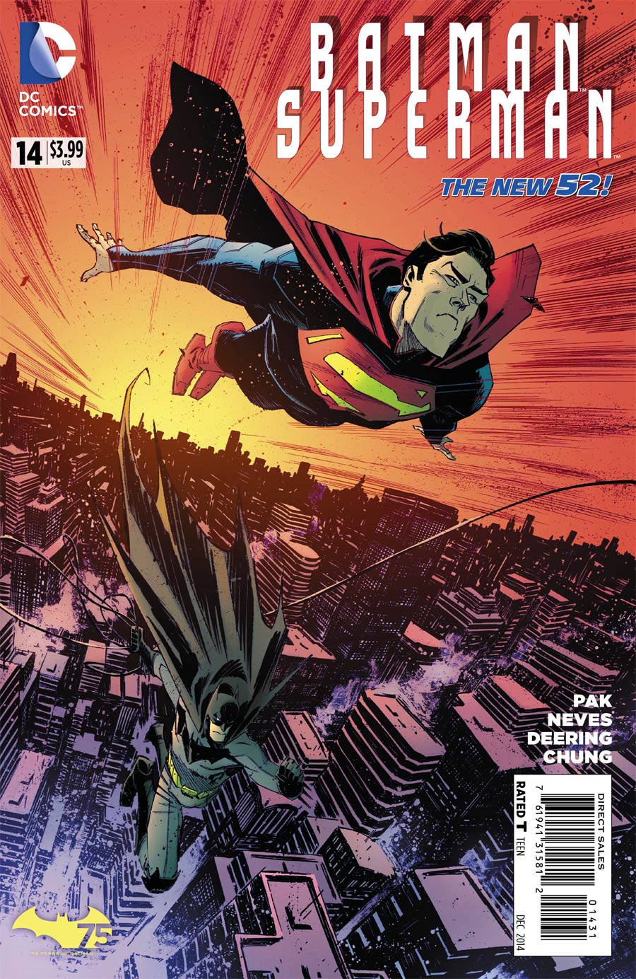 Batman Superman #14 Cover E Incentive Matteo Scalera Variant Cover