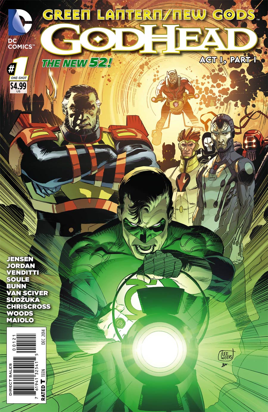 Green Lantern New Gods Godhead #1 Cover B Incentive Lee Weeks Variant Cover (Godhead Act 1 Part 1)
