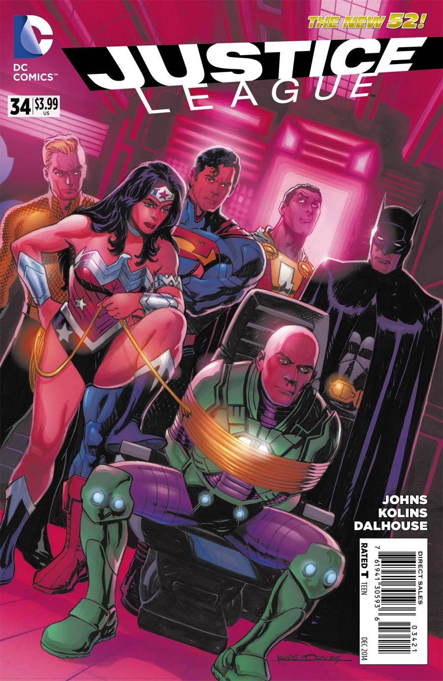 Justice League Vol 2 #34 Cover E Incentive Rags Morales Variant Cover