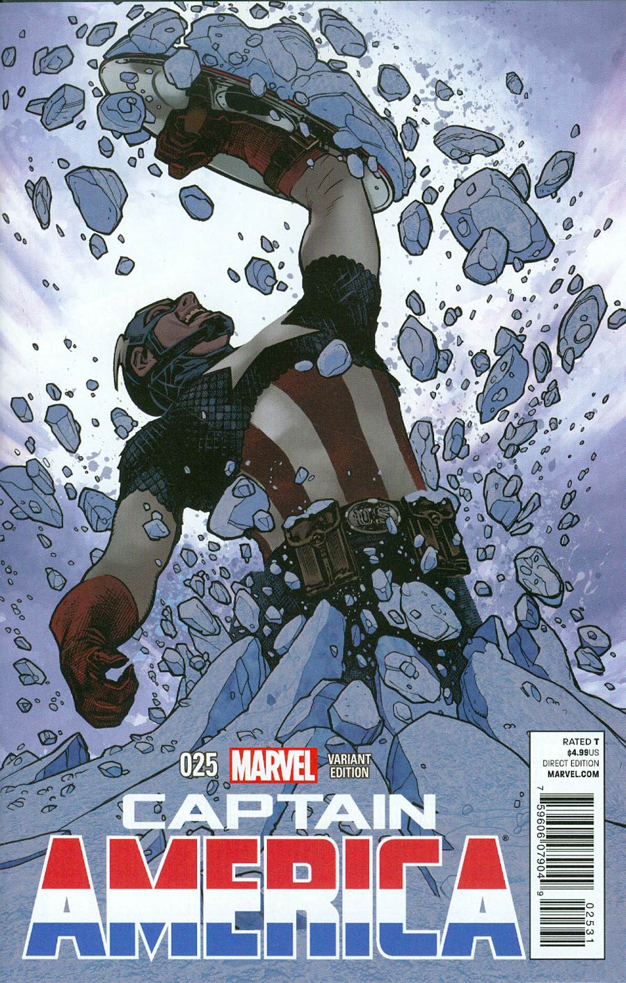 Captain America Vol 7 #25 Cover F Incentive Adam Hughes Variant Cover