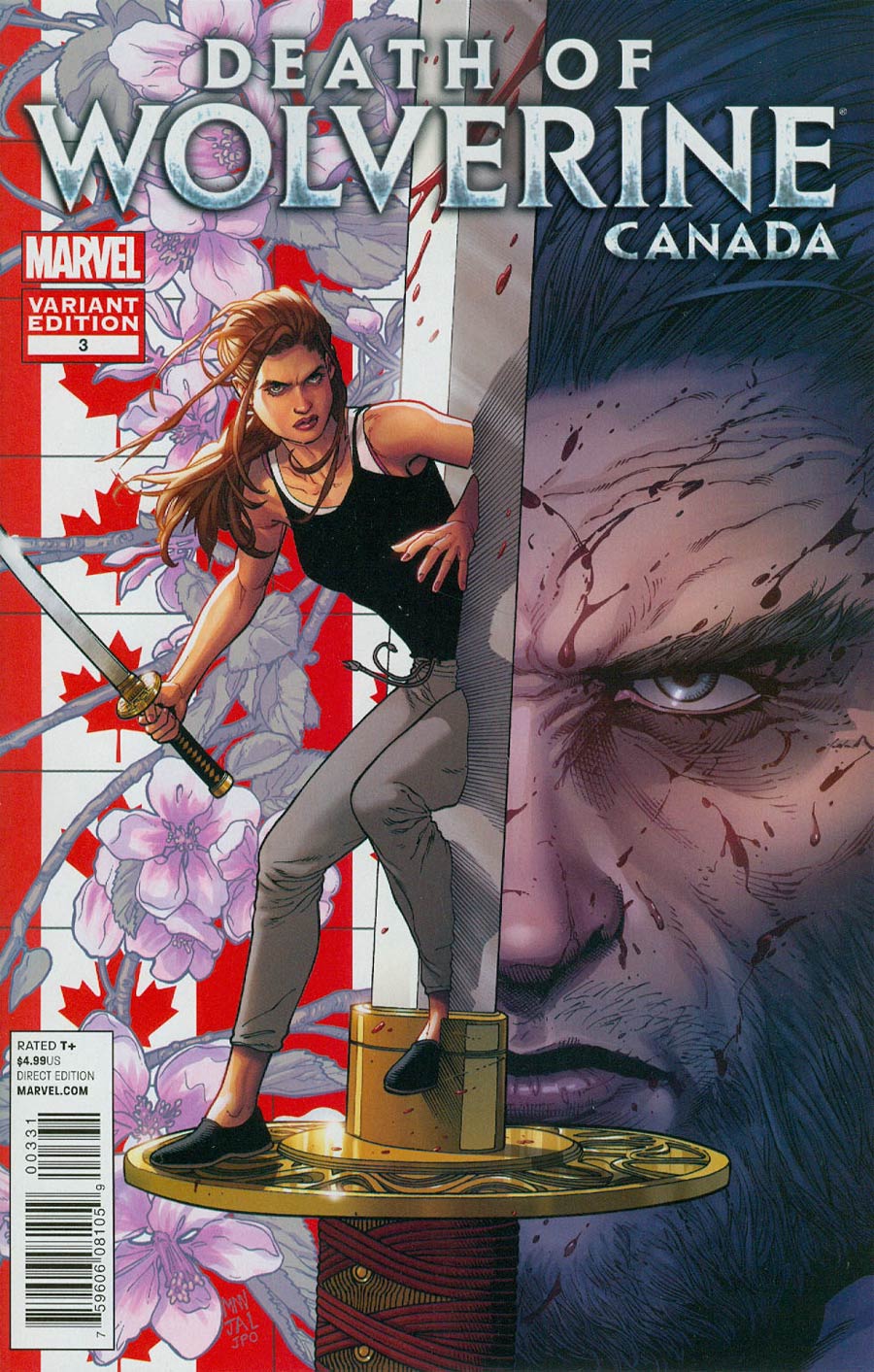 Death Of Wolverine #3 Cover C Variant Steve McNiven Canada Cover