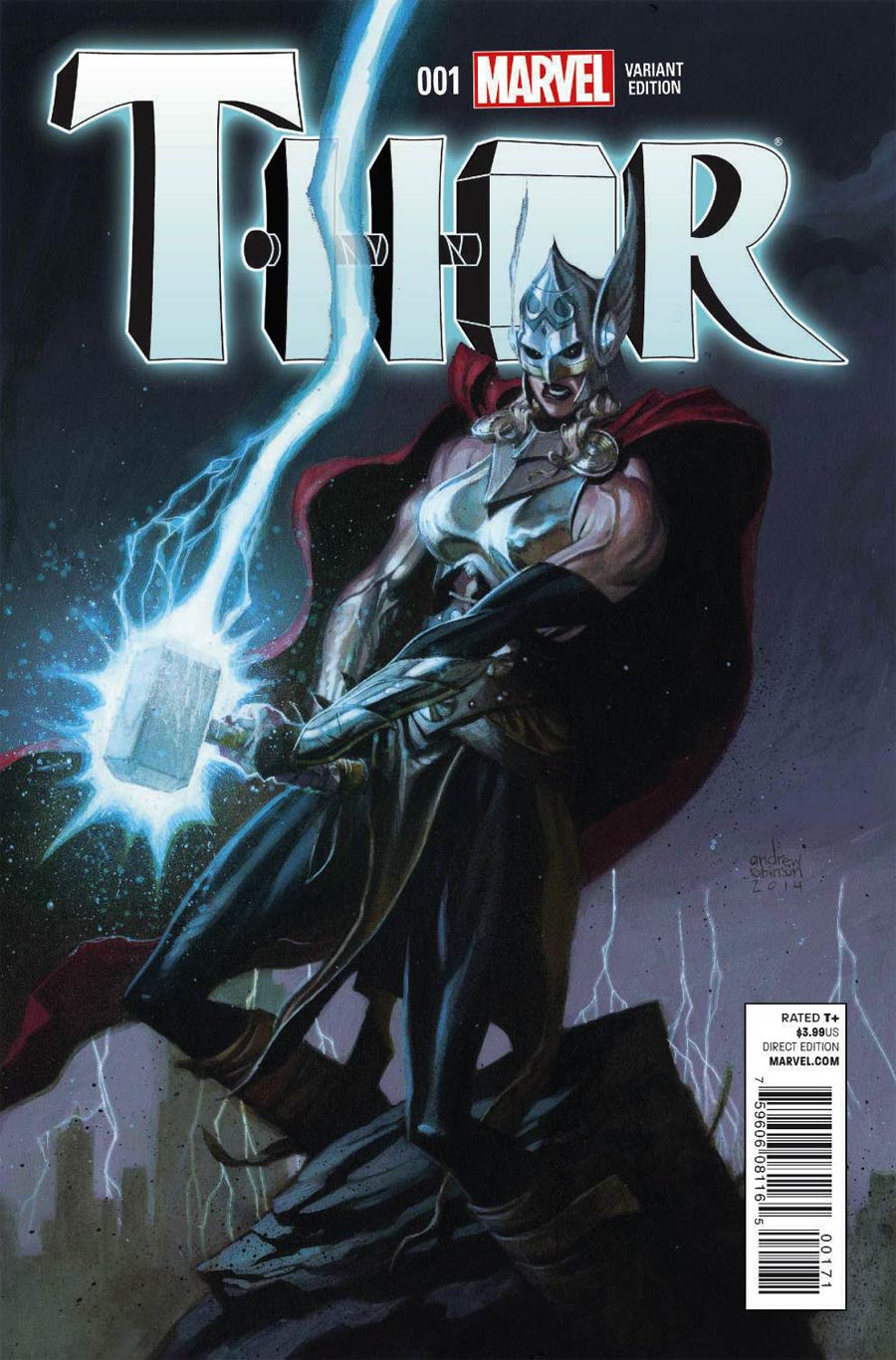 Thor Vol 4 #1 Cover H Incentive Andrew Robinson Variant Cover