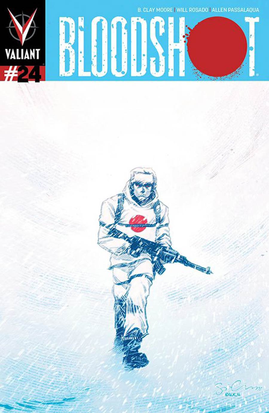 Bloodshot Vol 3 #24 Cover B Incentive Sina Grace Variant Cover