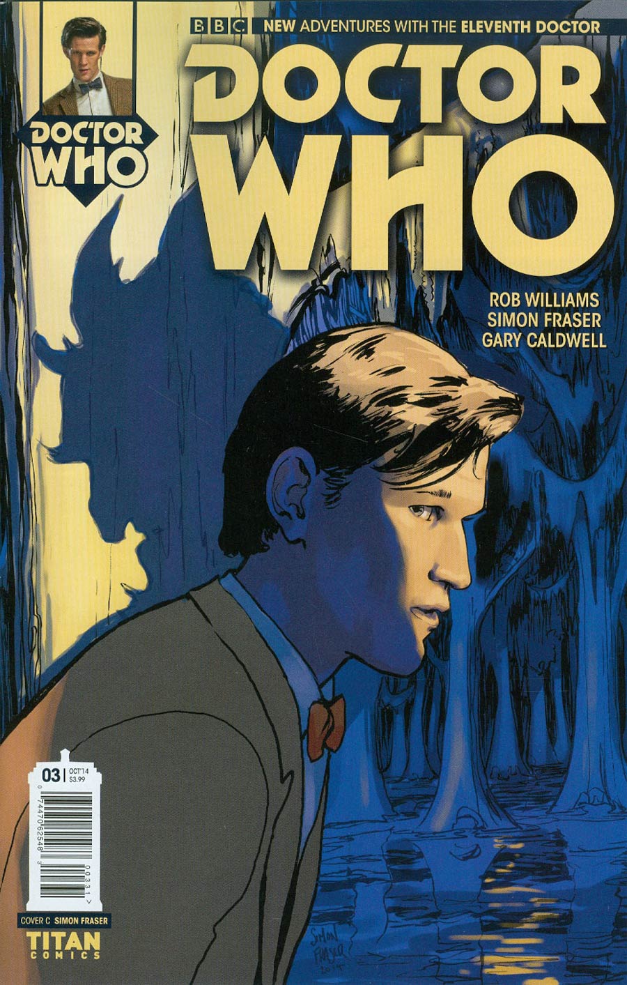Doctor Who 11th Doctor #3 Cover C Incentive Simon Fraser Variant Cover