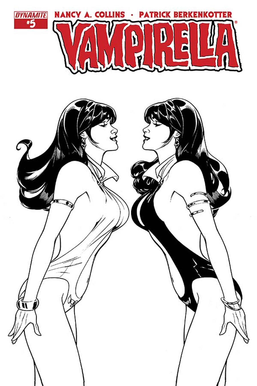 Vampirella Vol 5 #5 Cover D Incentive Terry Dodson Black & White Cover