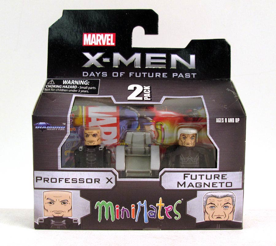Marvel Minimates Series 58 X-Men Days Of Future Past Future Professor X & Future Magneto 2-Pack