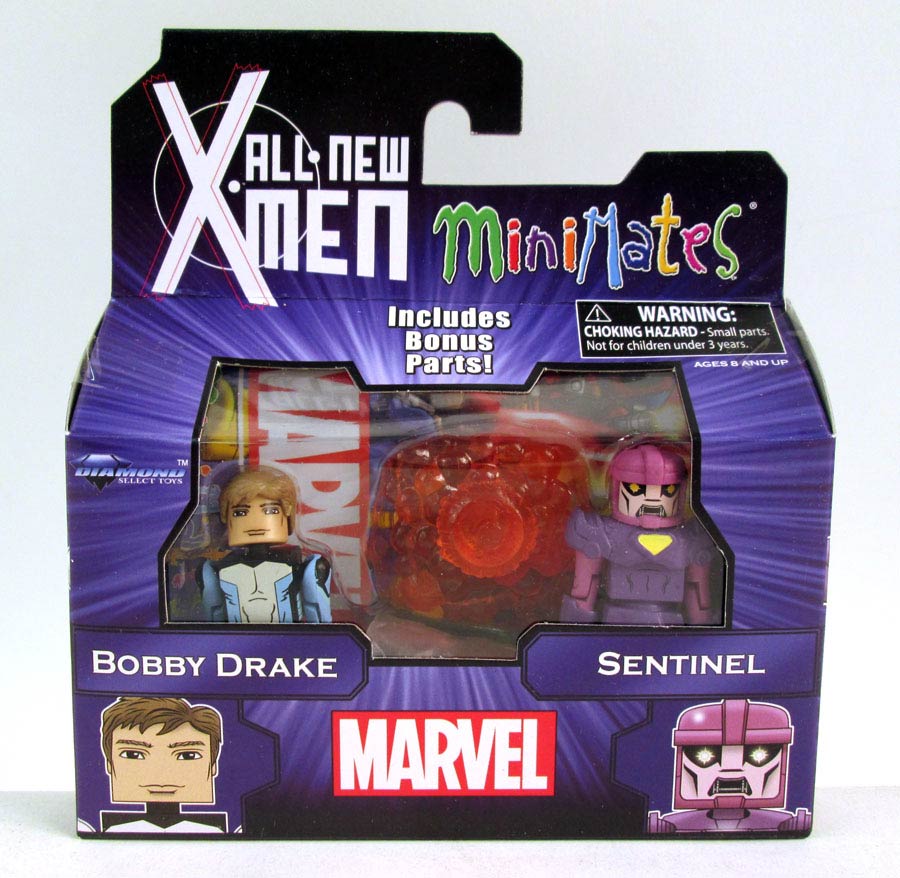 Marvel Minimates Series 59 All-New X-Men Variant Bobby Drake & Sentinel 2-Pack