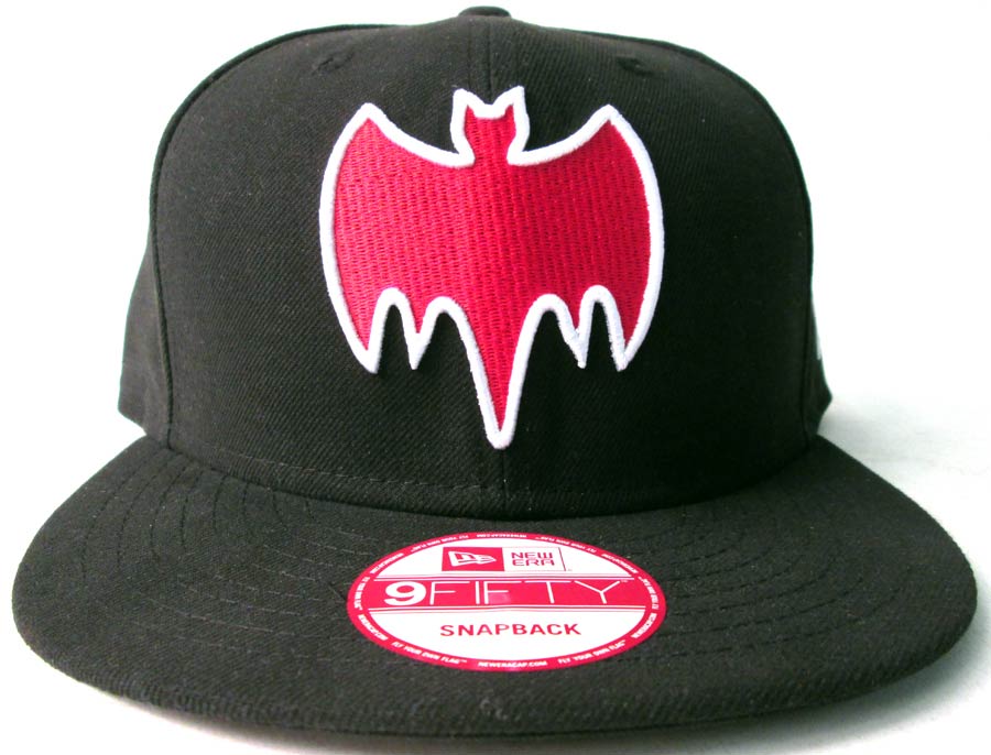Batman 1966 Bat Logo Black 950 Snapback Cap M/L