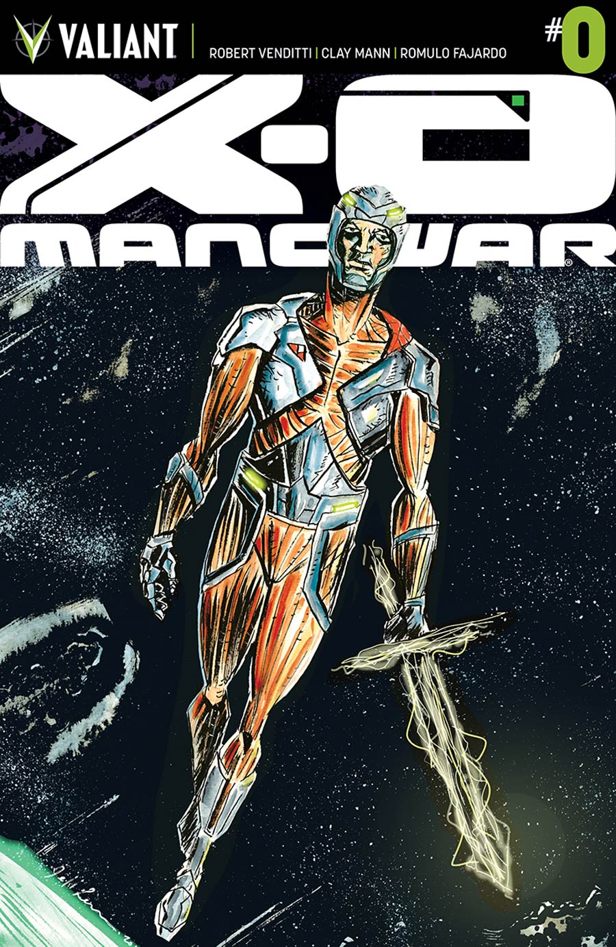 X-O Manowar Vol 3 #0 Cover H Incentive Jeff Lemire Variant Cover