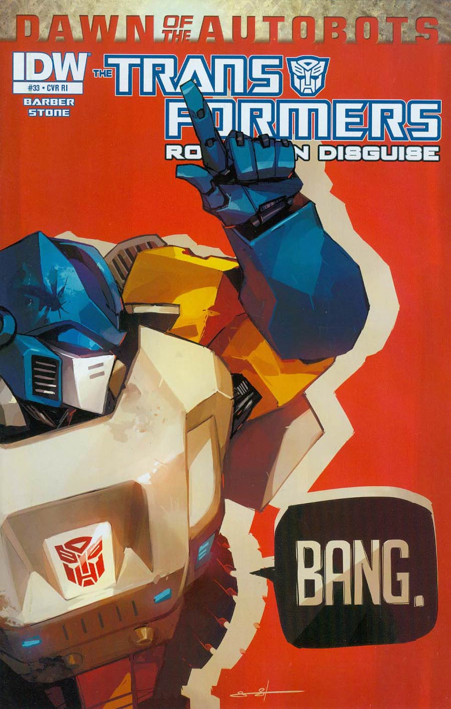 Transformers Robots In Disguise #33 Cover C Incentive Sarah Stone 30th Anniversary Variant Cover (Dawn Of The Autobots Tie-In)