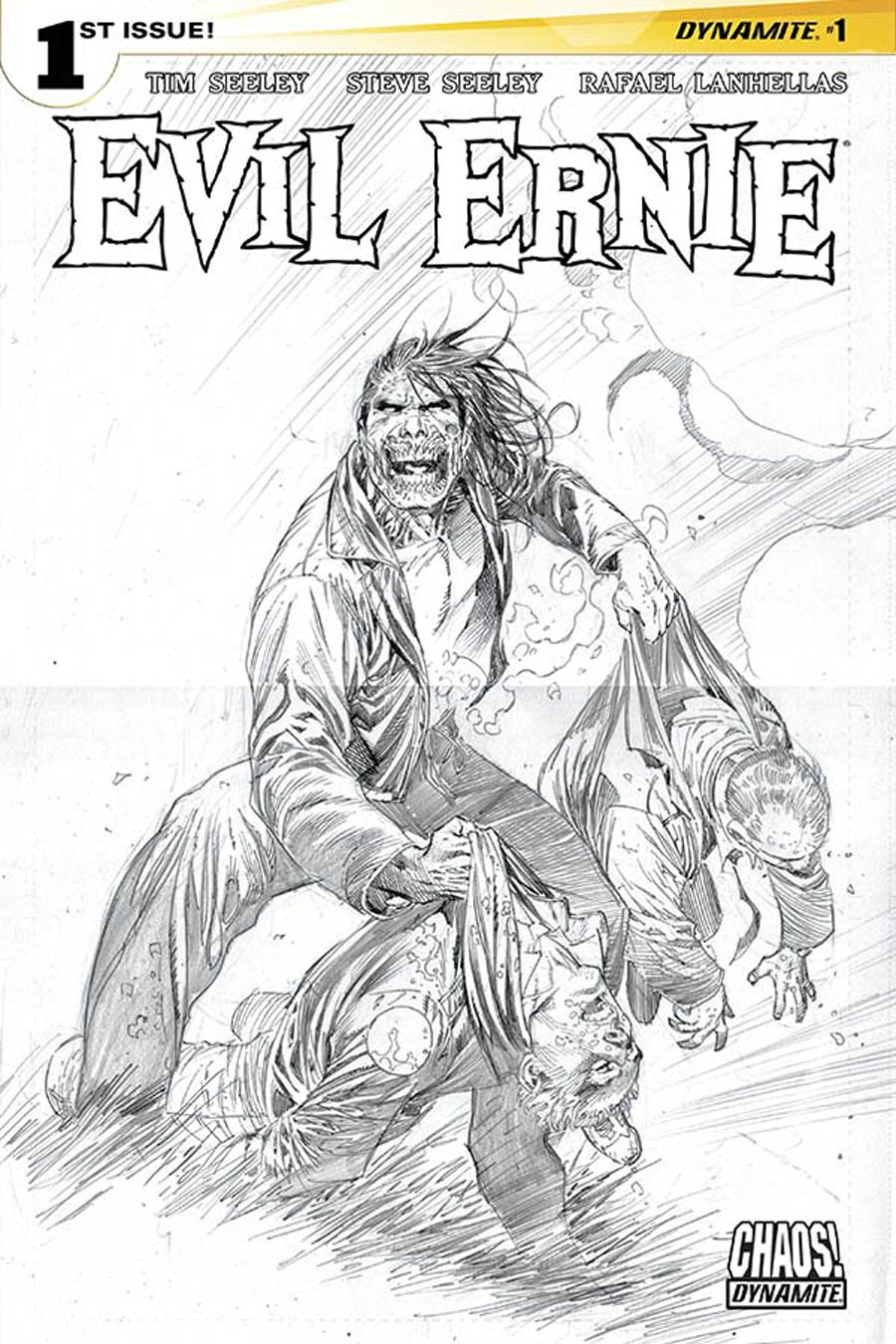 Evil Ernie Vol 4 #1 Cover L Incentive Ardian Syaf Black & White Cover