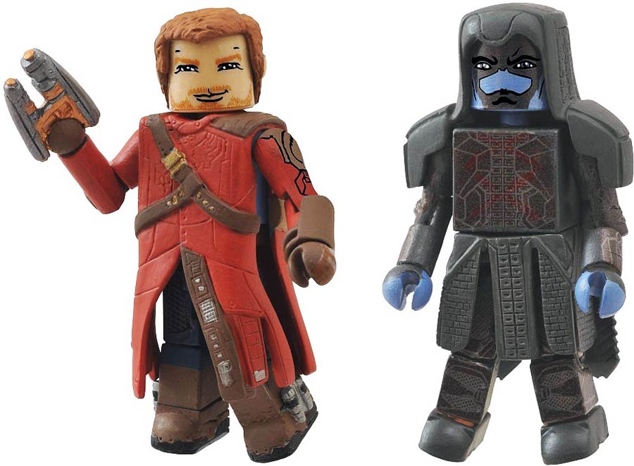 Marvel Minimates Series 57 Guardians Of The Galaxy Movie Star-Lord & Ronan 2-Pack
