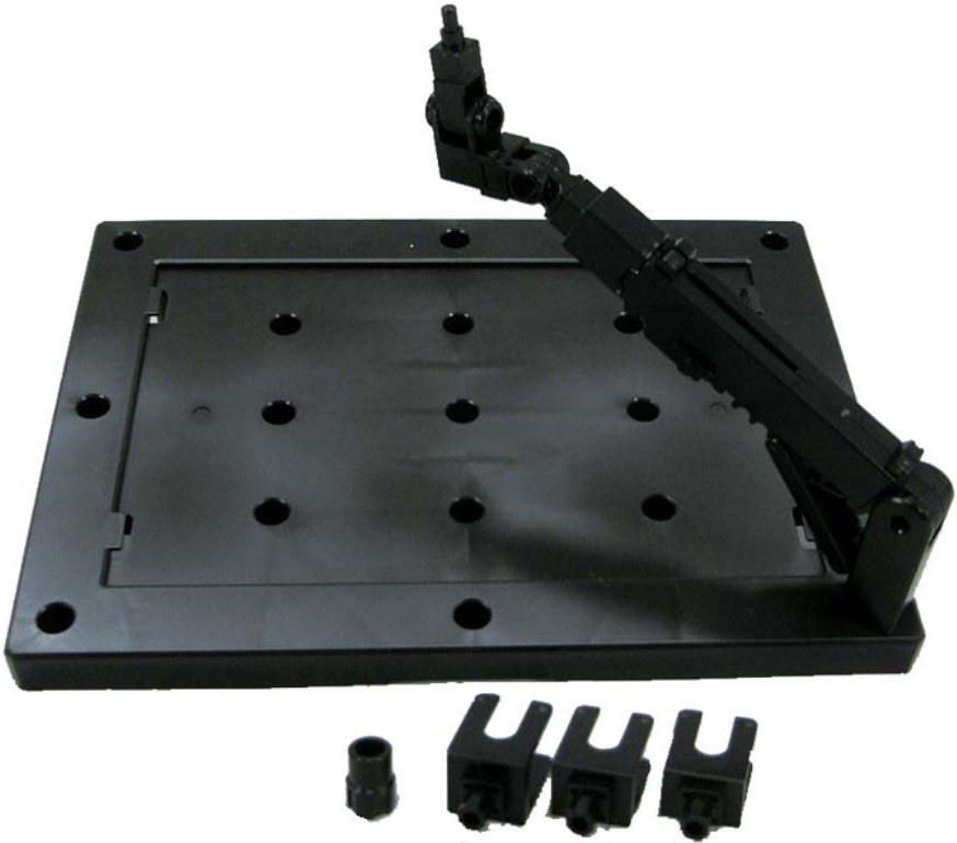 Gundam Display Stand - Action Base 3 For 1/144 Kits - Black