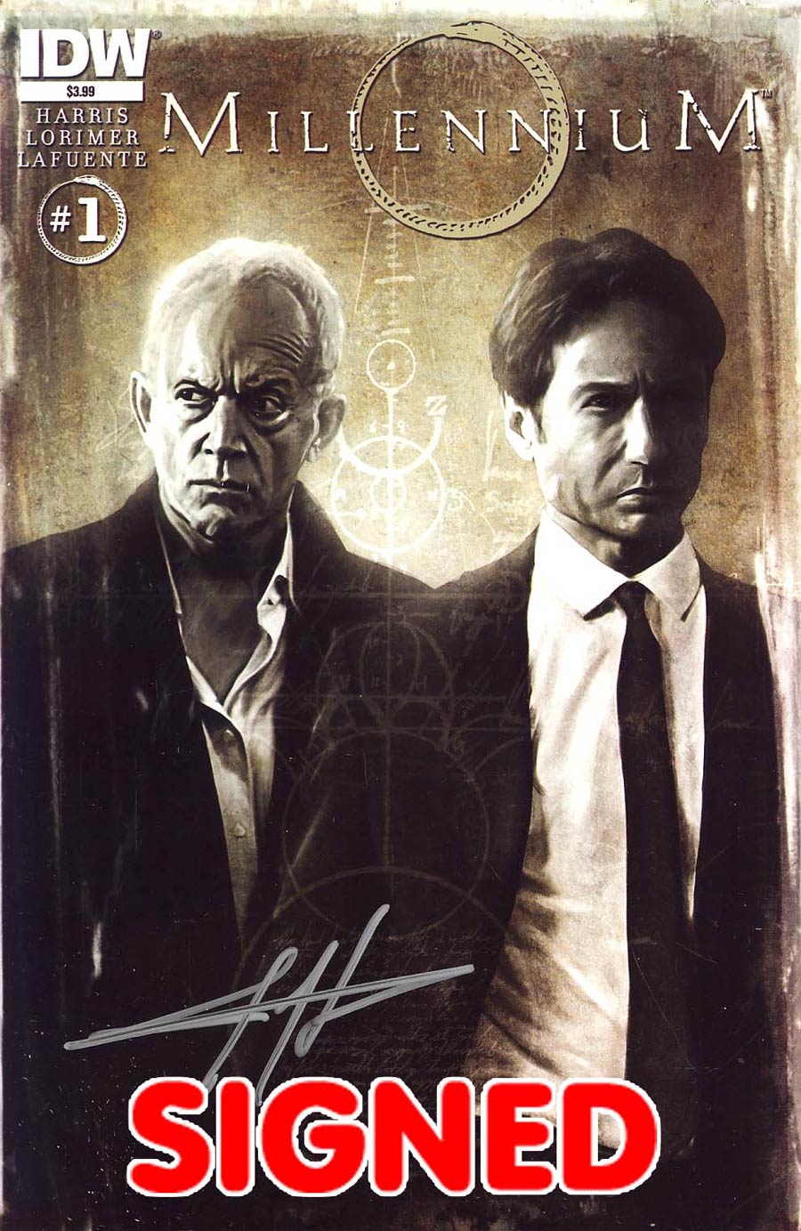 Millennium (TV) #1 Cover D Regular Menton3 Cover Signed By Joe Harris